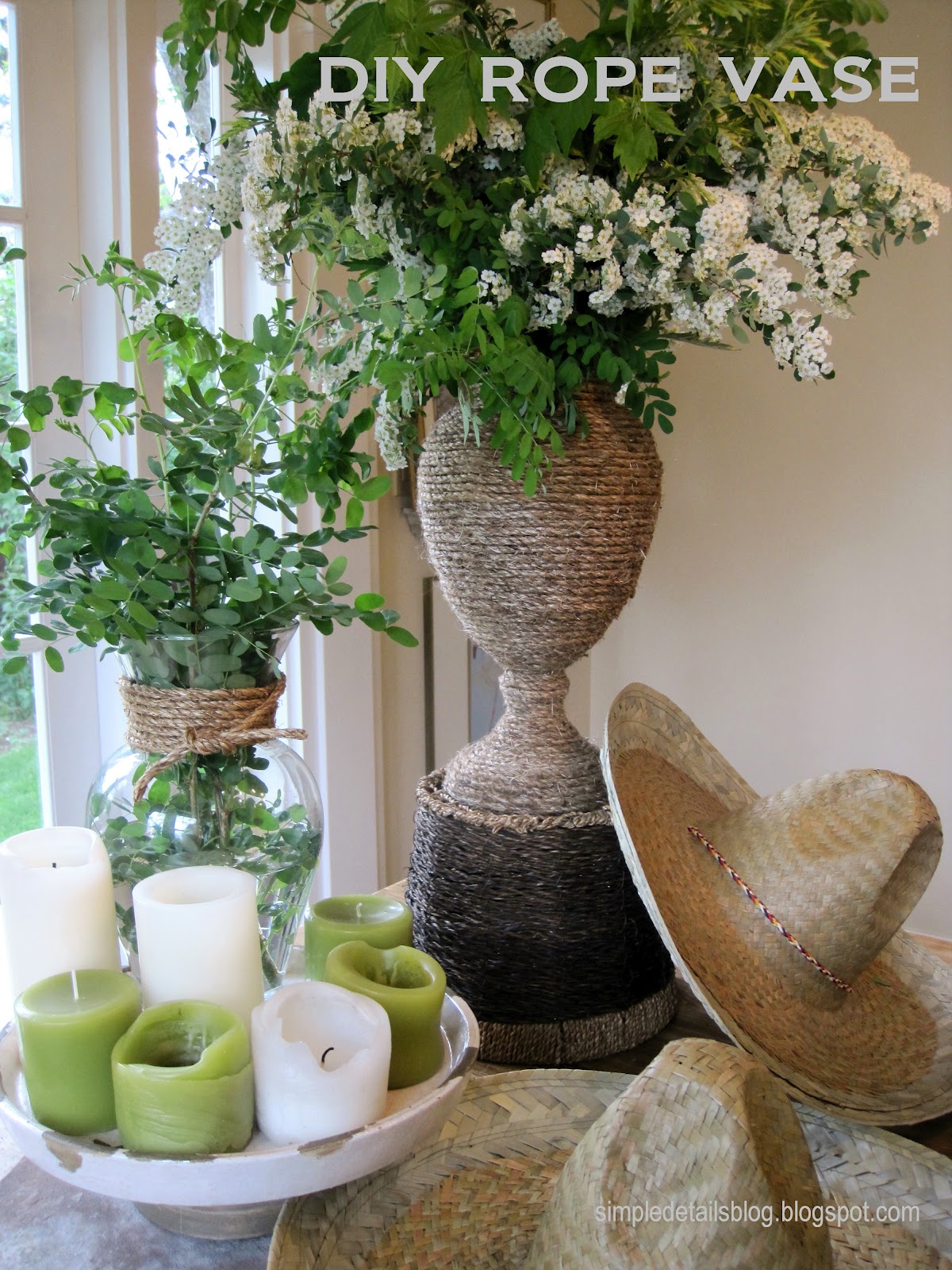 Simple Details diy rope vase