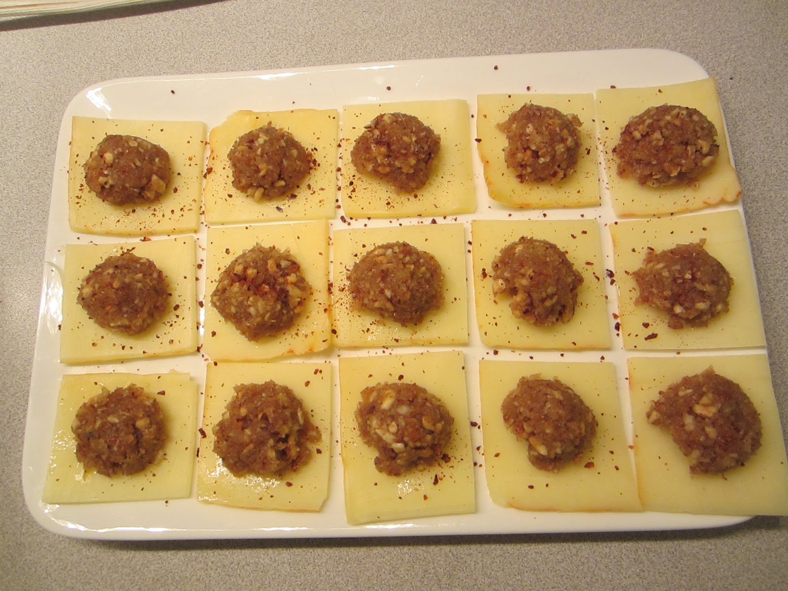 Effortnesslessly Cheese and Anchovy Appetizer