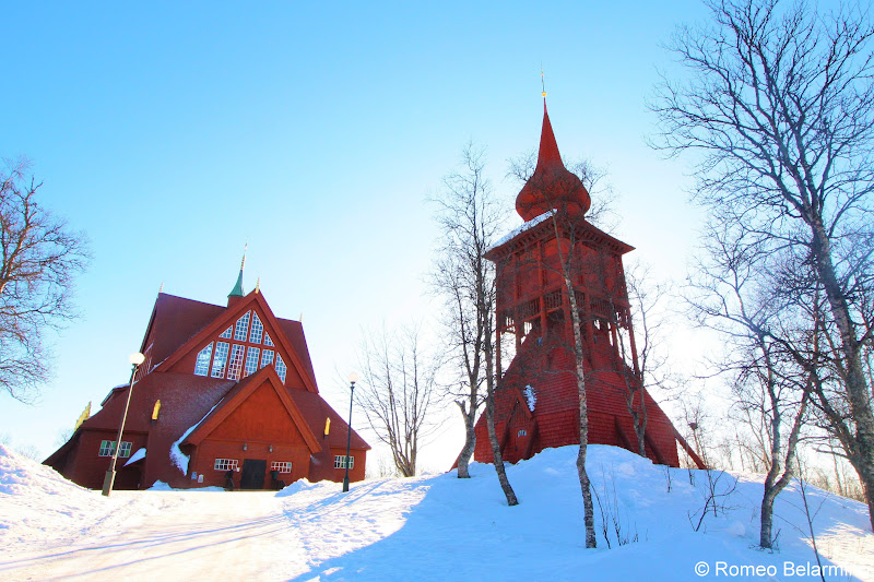 Kiruna Church and Bell Tower Sweden