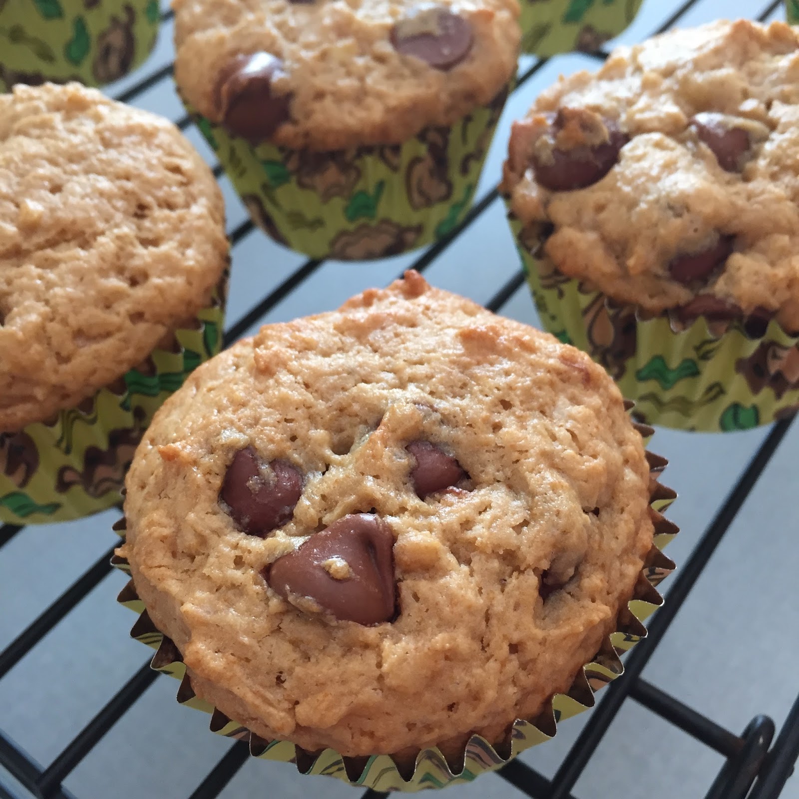 LIFE is better in PINK Almond Butter Banana Muffins