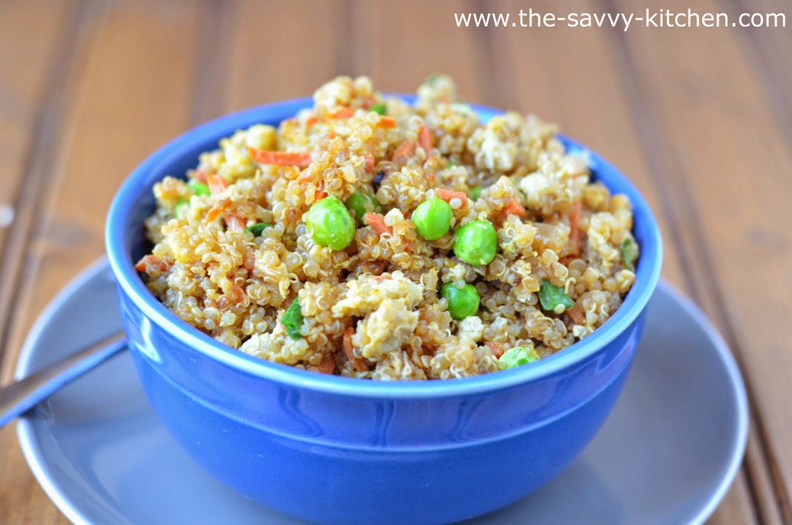 The Savvy Kitchen Quinoa Fried "Rice"
