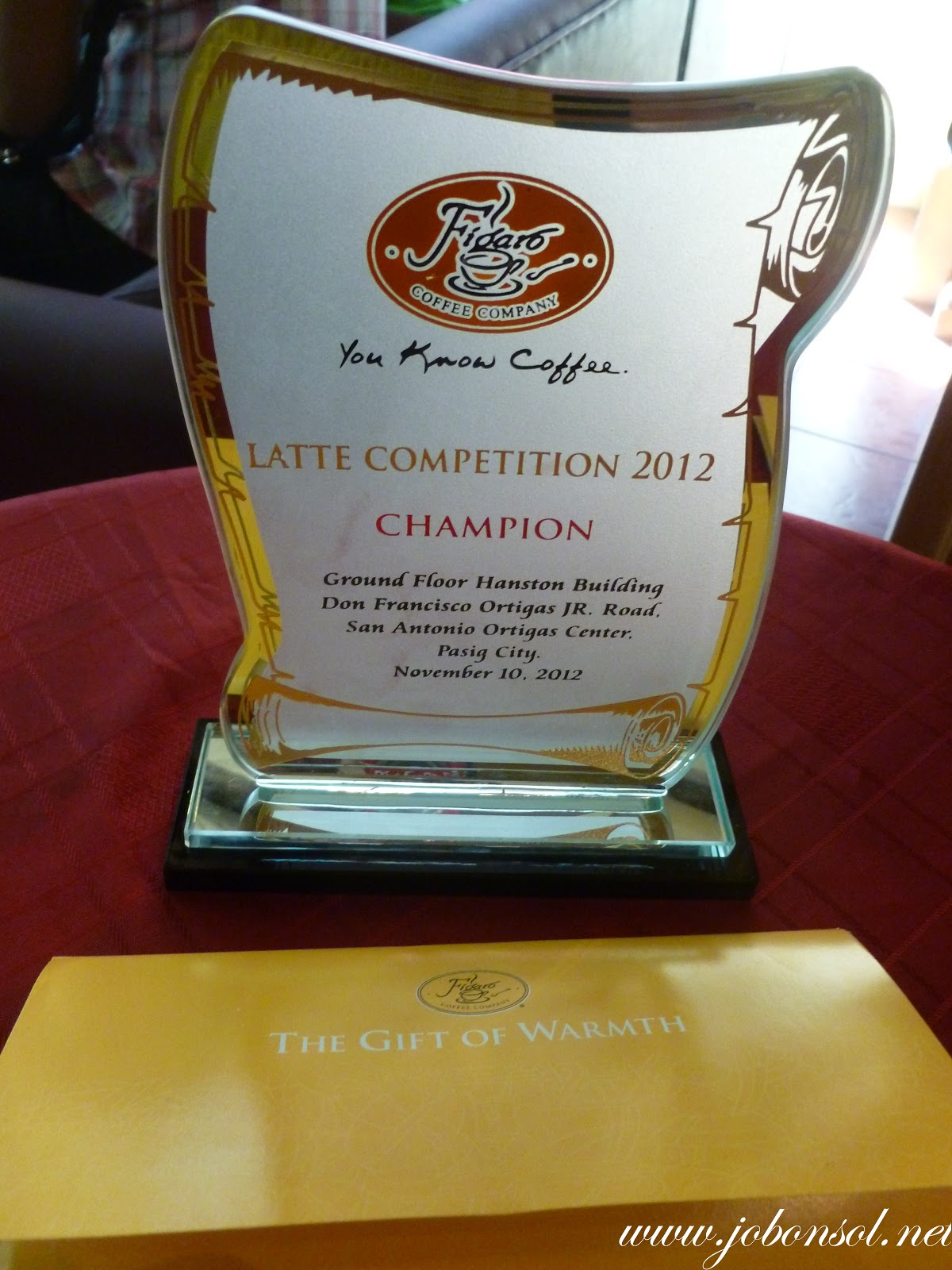 Event Figaro's 2012 Latte Art Competition winners