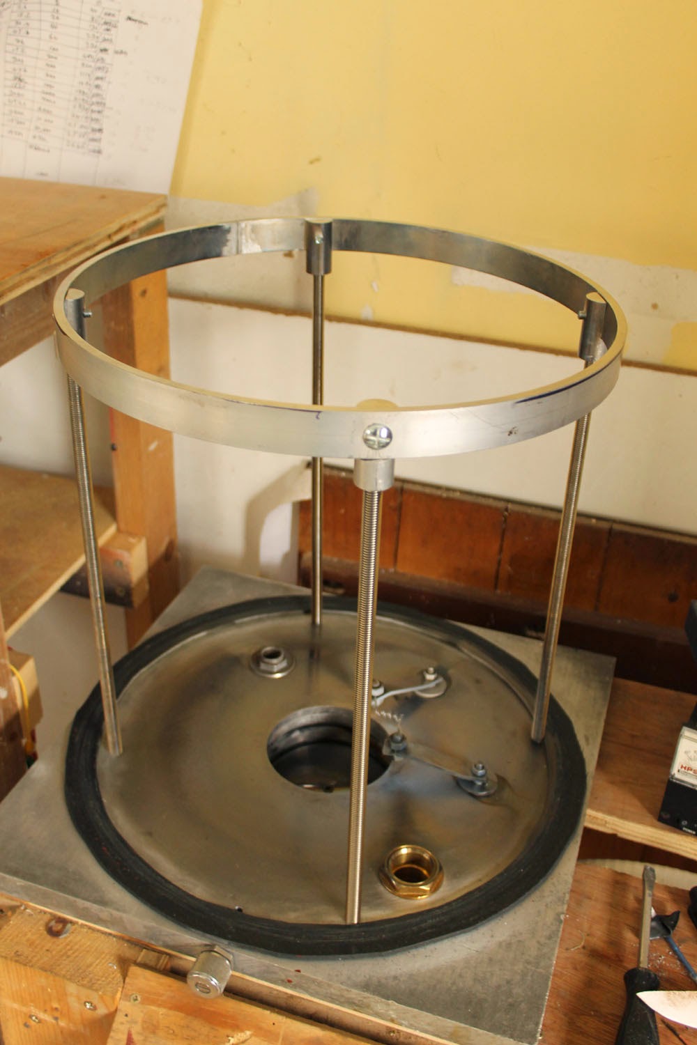Vacuum Chamber Interior Metal Belljar Interior Metalize