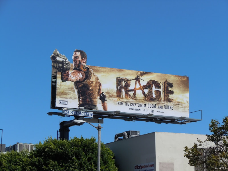 Rage game billboard