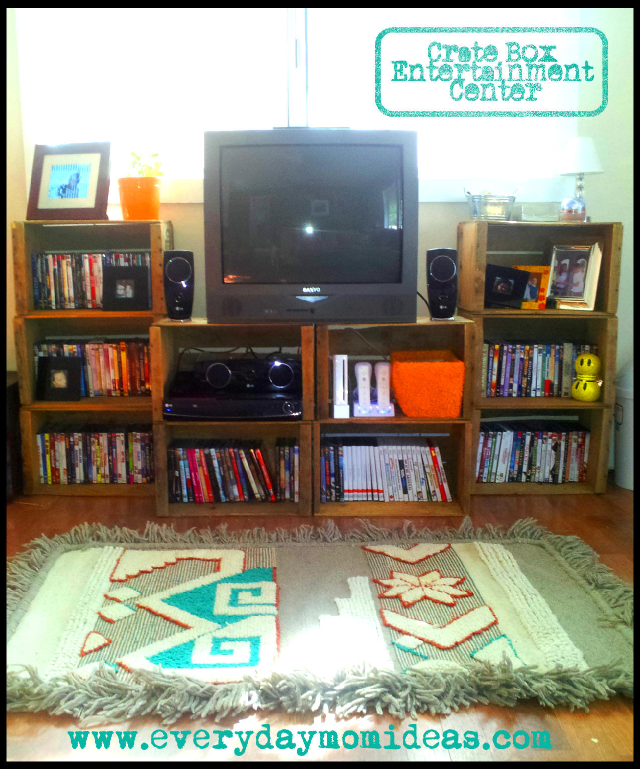 Apple Crate Box Entertainment Center Apple Crate Box Entertainment Center