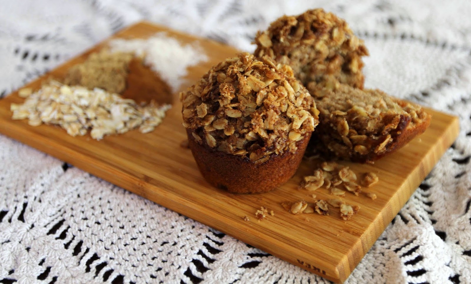 37 Cooks Whole Wheat Apple Oat Muffins