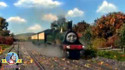 As good as Gordon train Thomas and friends Emily the train sea shipping harbor Brendam docks ahead