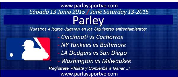 PARLEY MLB SABADO 13-06-15