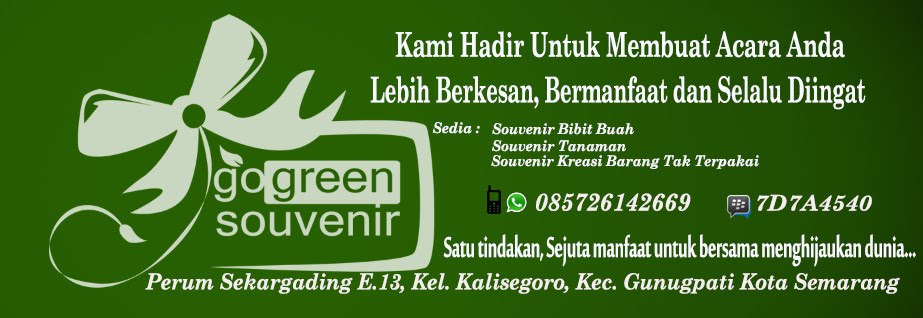 Go Green Souvenir