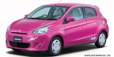 Mitsubishi Mirage versi Hello Kitty Mitsubishi Mirage versi Hello Kitty