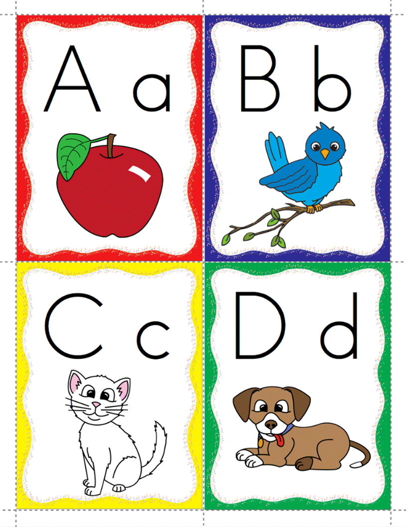 letter flashcards