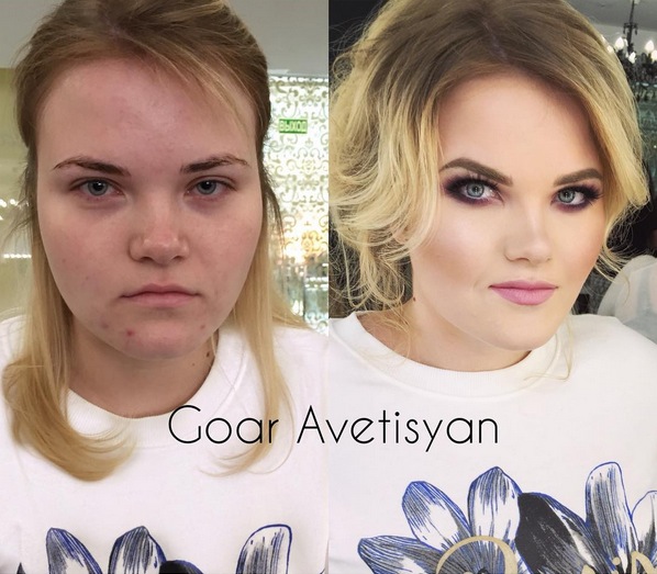 Lihat Nih Gimana Ajaibnya Make Up Bisa Membuat Wajah Biasa Menjadi Super Cantik!