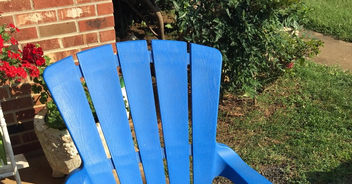 SheShe, The Home Magician How to fix those plastic adirondackstyle chairs