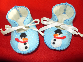 scarpe neonato in feltro per natale scarpine pannolenci natalizie