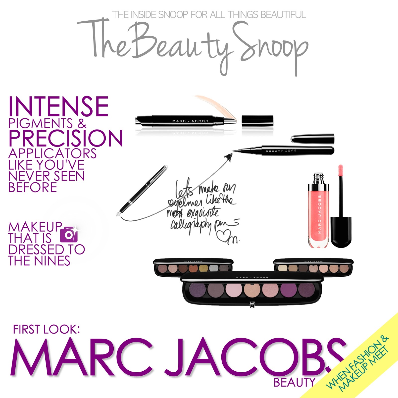 THE BEAUTY SNOOP FIRST LOOK MARC JACOBS BEAUTY REVIEW