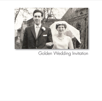 A Golden Wedding Invitation Another small commission