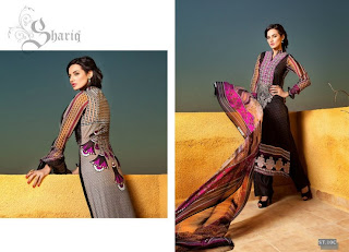 Stunning Women Embroidery Dresses Collection 2013 By Shariq Textiles