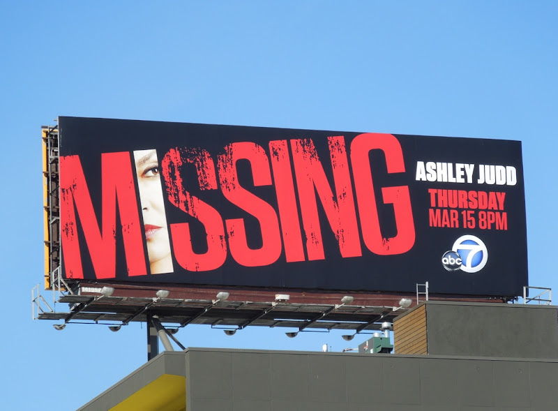 Ashley Judd Missing billboard
