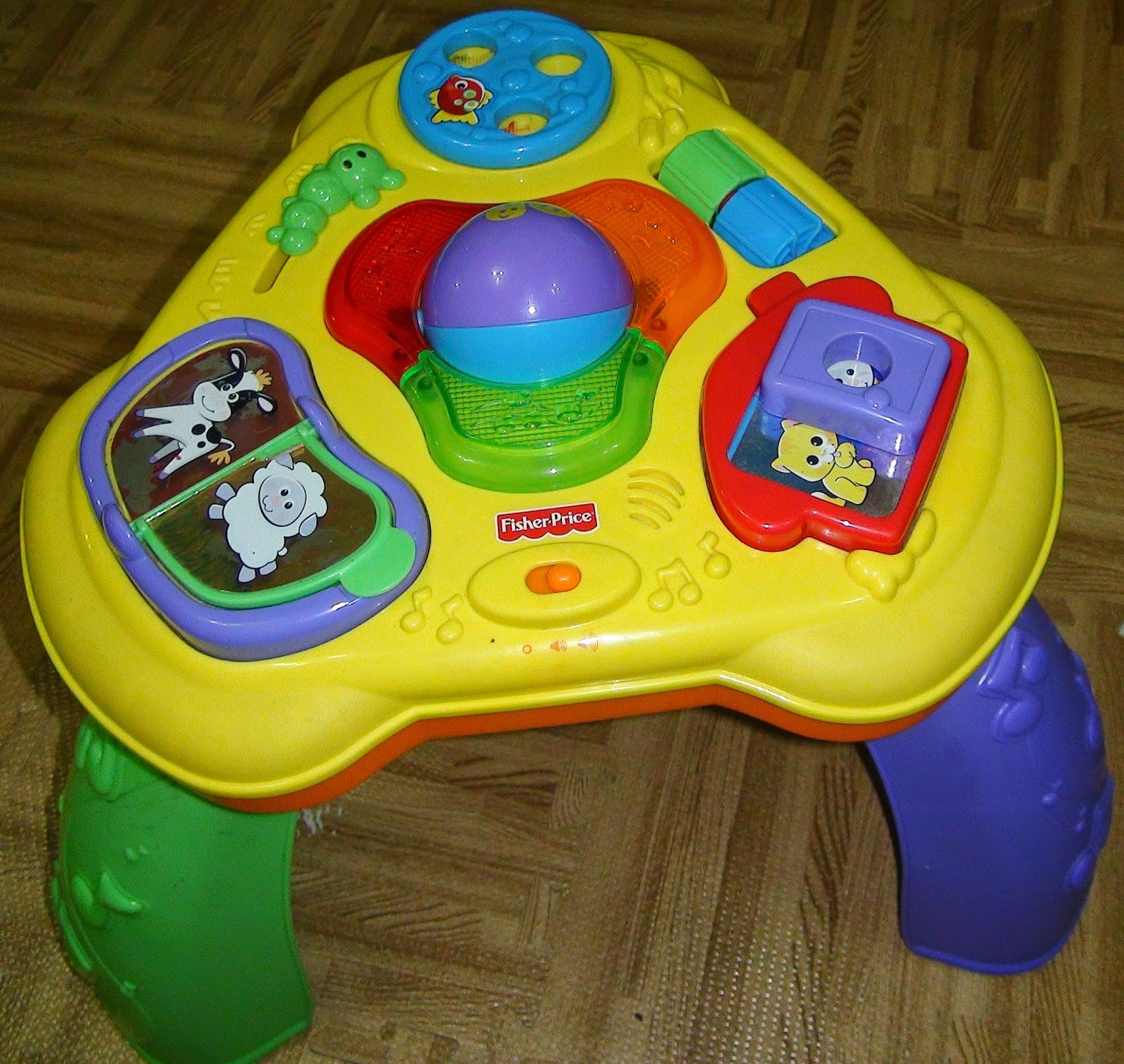 fisher price lights and sounds activity table