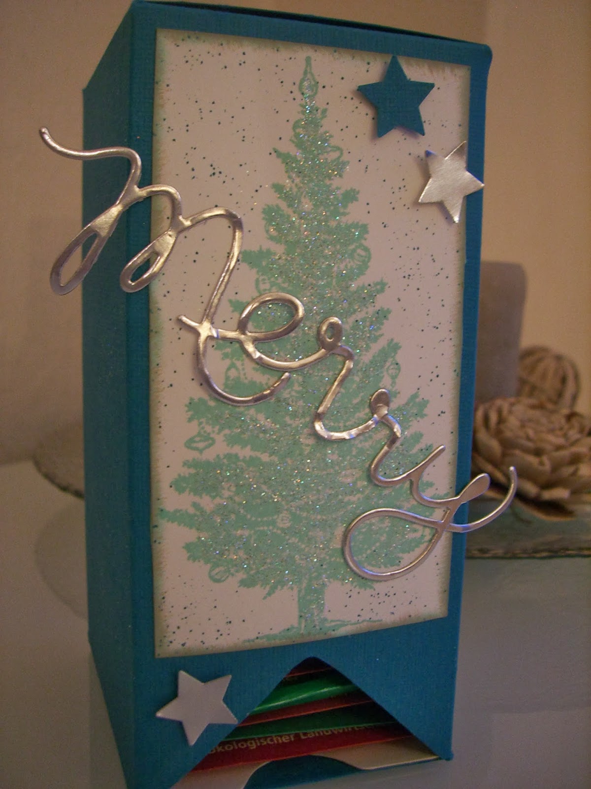 Stampin Up Teeadventskalender Stempelset Special Season Merry