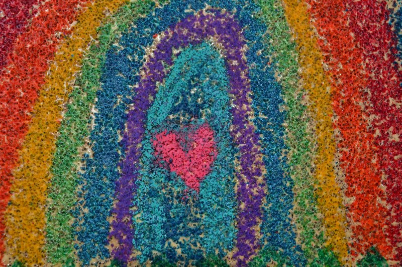 Come Together Kids Sandpaper Art