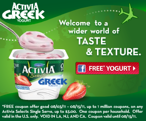 Dannon activia coupons