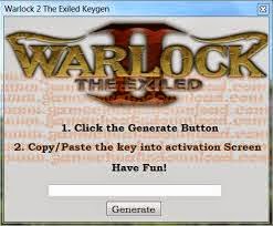 Warlock 2 The Exiled Keygen Tool Free Download Lifetime