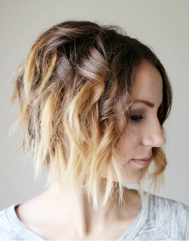 Loose Curls For Short Hair Video Tutorial One Little Momma