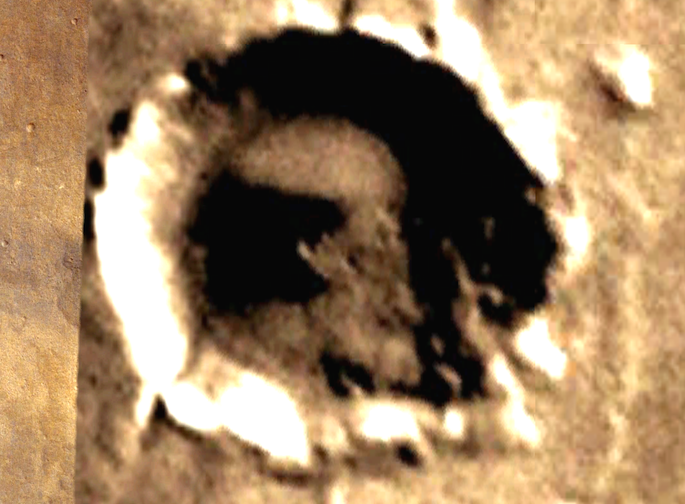 the face of mars coordinates