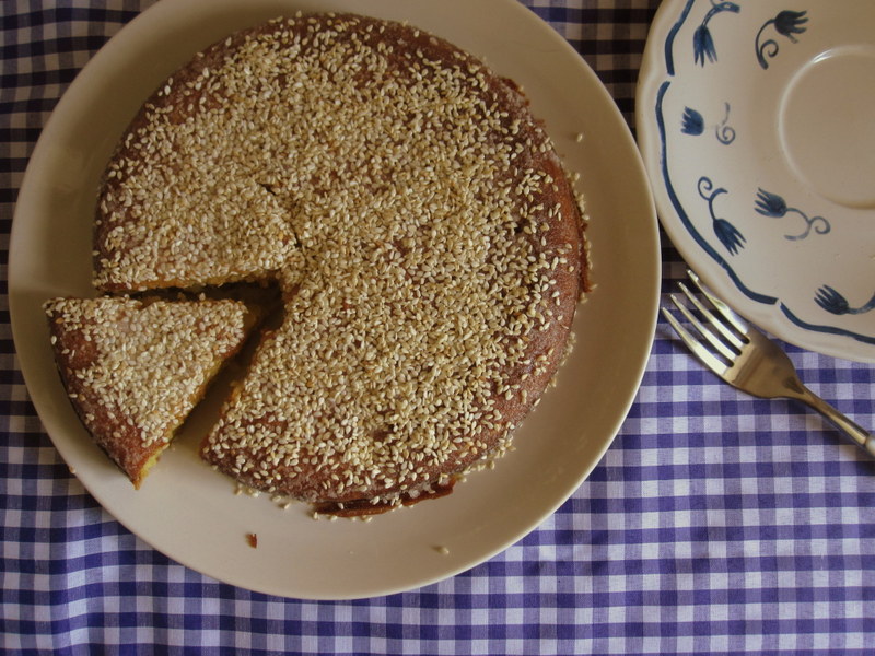 Lazy Giraffe Blog Honey Sesame Dream Cake