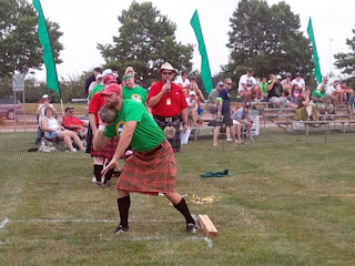 Stone Toss at Gaelic Game