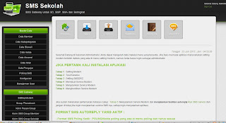 Software SMS Gateway Sekolah
