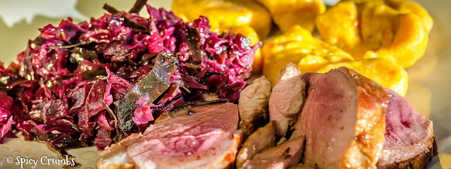 Kachní prsa s dýňovými nočky