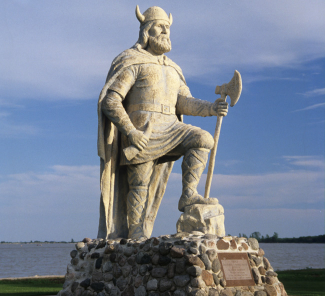 Vikingos de Thule Gimli, un municipio "vikingo" en Canadá