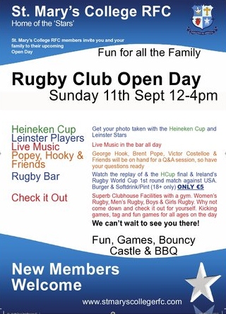 open day flyer