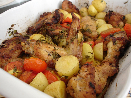 Oven Roasted Chicken Pieces