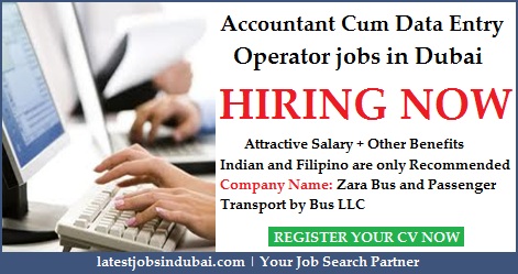 Accountant Cum Data Entry Operator jobs in Dubai Data Entry Operator jobs in Dubai