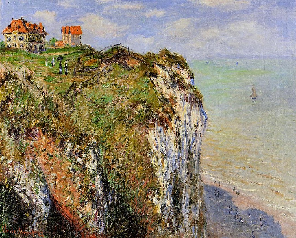 La Falaise à Dieppe (1882) La Falaise à Dieppe (1882)