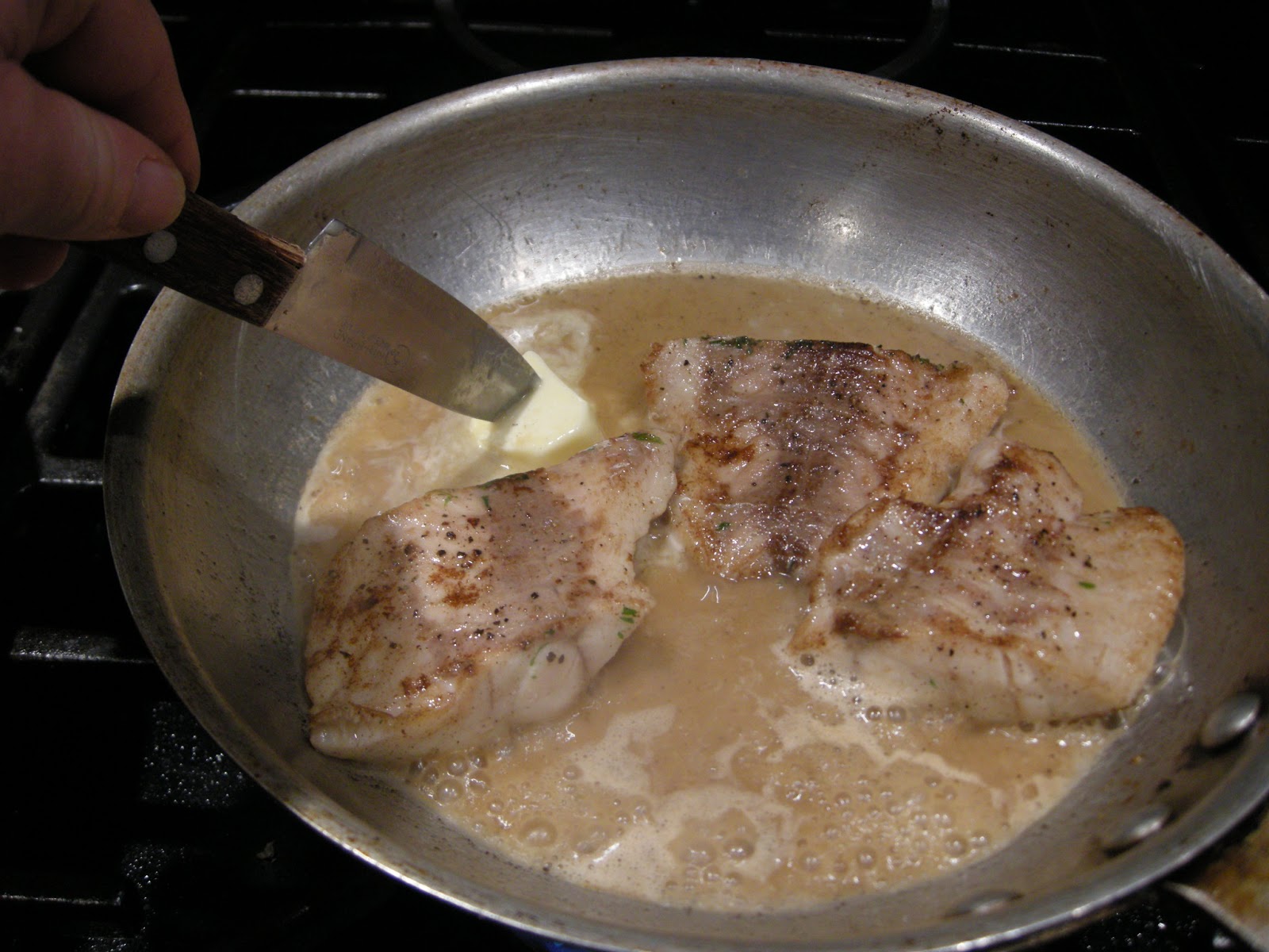 Kitchens Are Monkey Business Rosie Prepares Rockfish In A Rum Butter