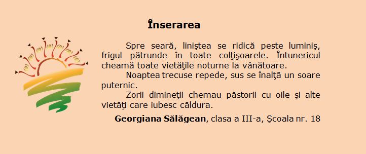 Impreuna - revista Palatului Copiilor Sibiu - ISSN 1842-9211: Georgiana