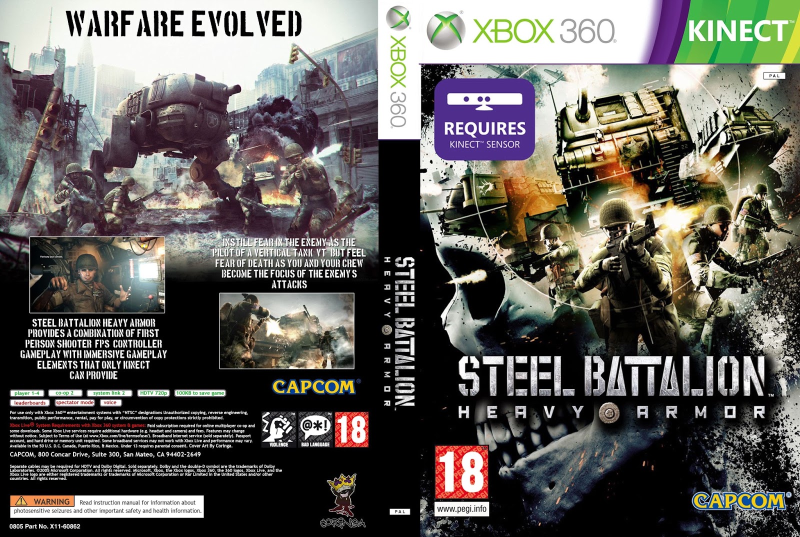 Ruy Games Kinect Steel Battalion Heavy Armor