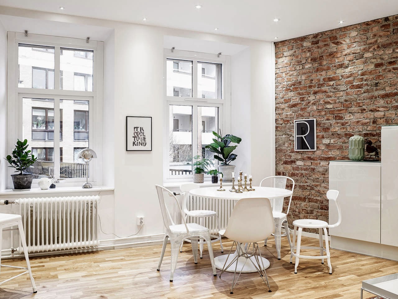 Cuisine brique loft: cuisine en brique et pierre exemples. paper ...