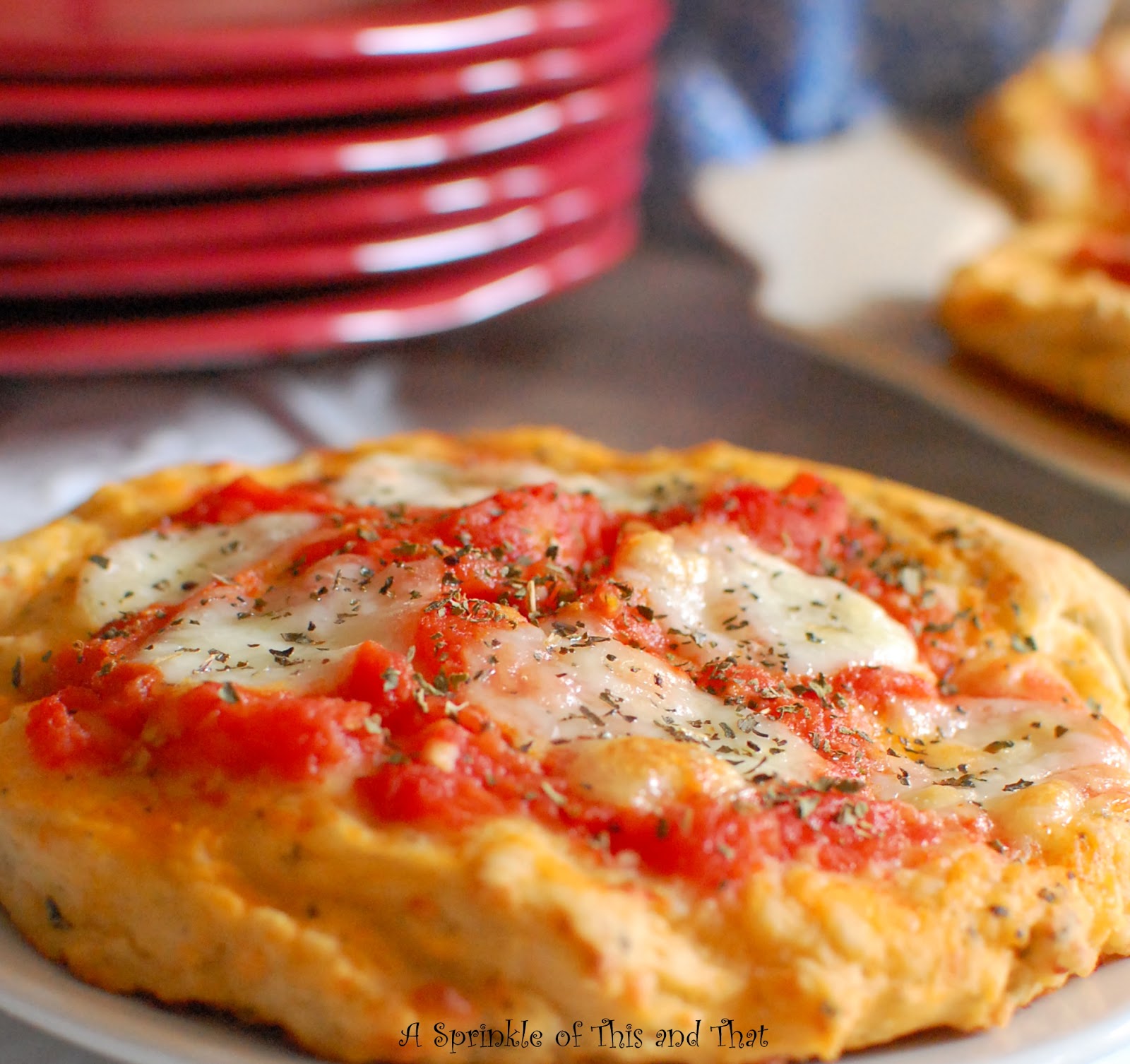 A Sprinkle of This and That Margherita Pizza with Homemade Parmesan