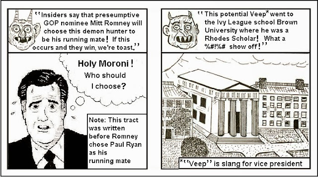 chick tract postmodern pasticke