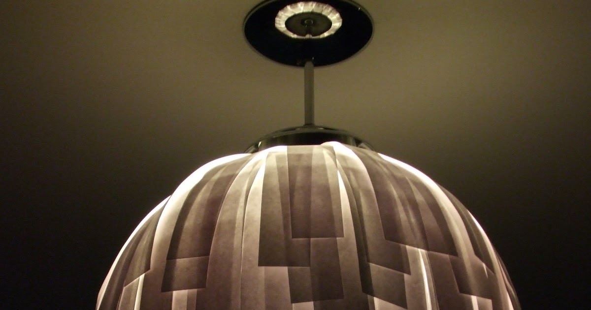 Just a little rouge... diy lampshade upcycle it!