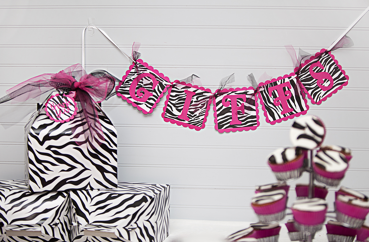 JustBeccuz: Hot Pink & Zebra Baby Shower