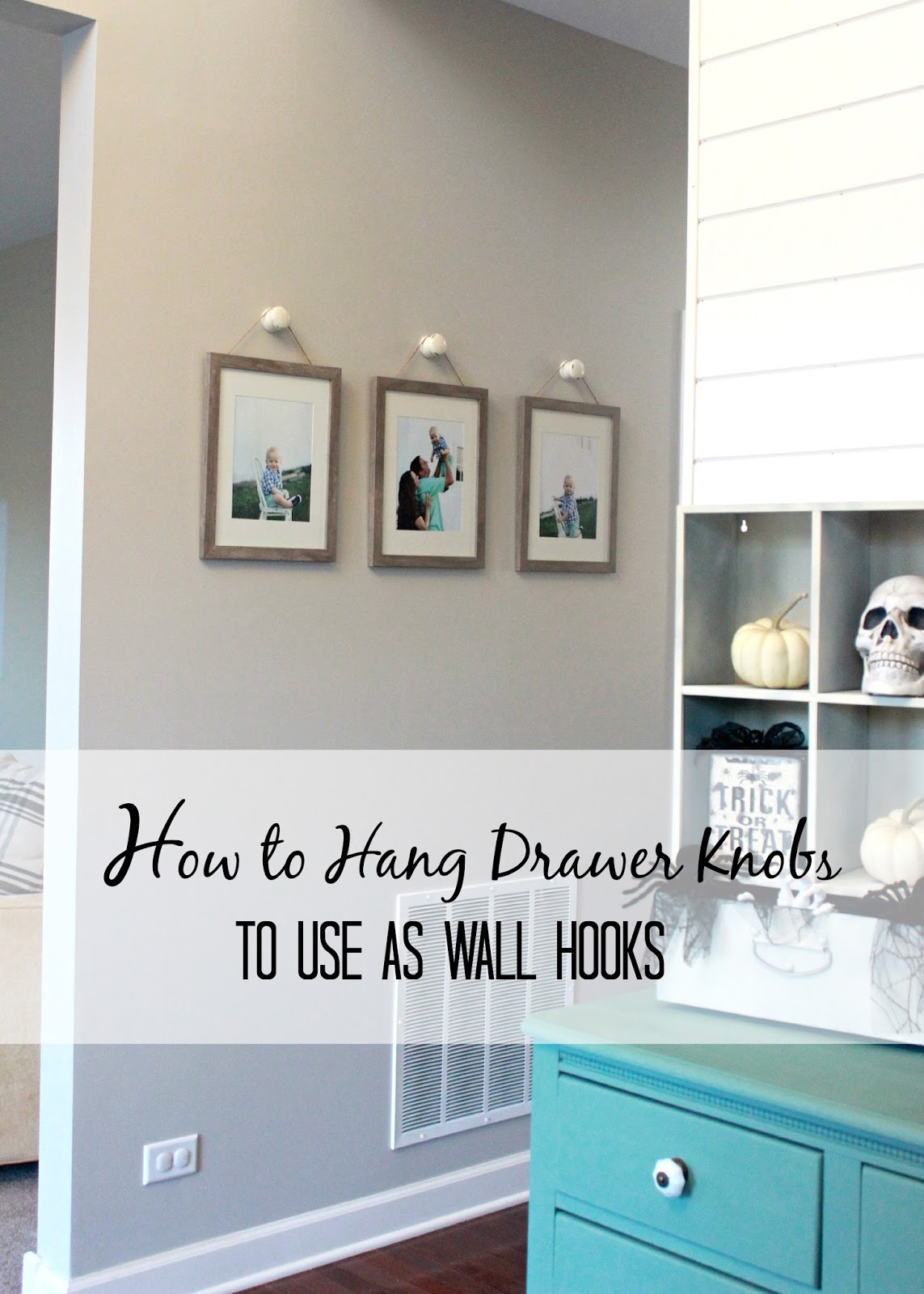 How to Hang Drawer Knobs to Use as Wall Hooks Delightfully Noted