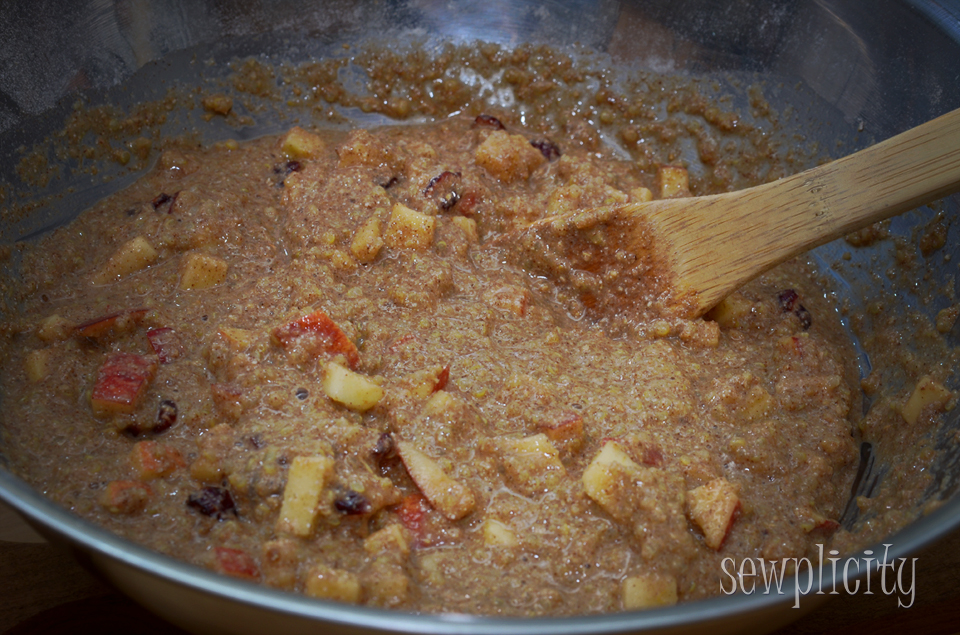 Sewplicity RECIPE AppleCranberry Quinoa Muffins