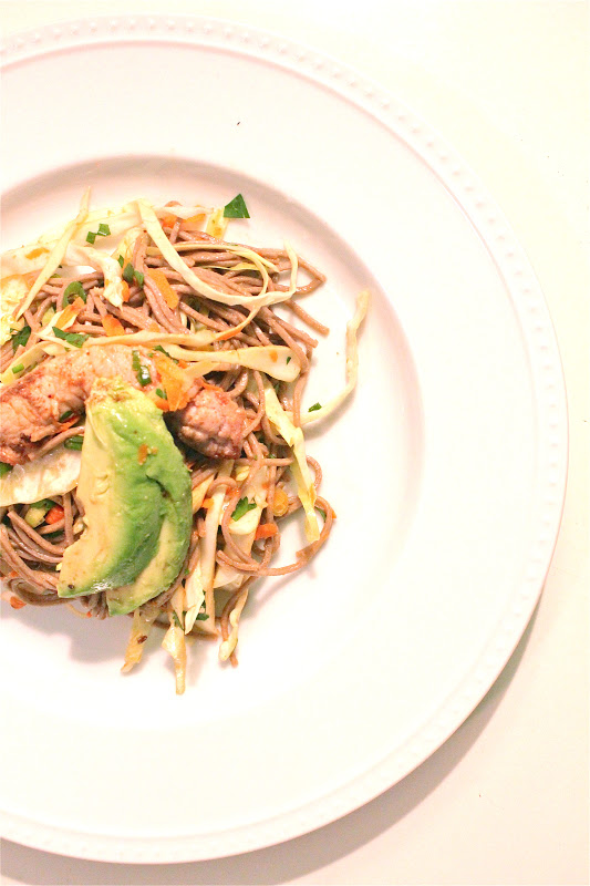 Carey On Lovely 5Spice Pork and Soba Noodles