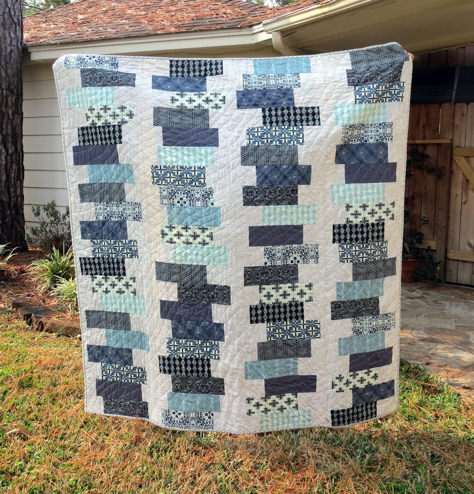 Totally Tubular Stacked Block Quilt & Tula Pink Book Giveaway - The Cottage Mama